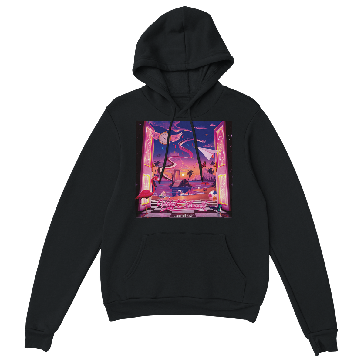 Velvet Silhouette - Classic Unisex Pullover Hoodie