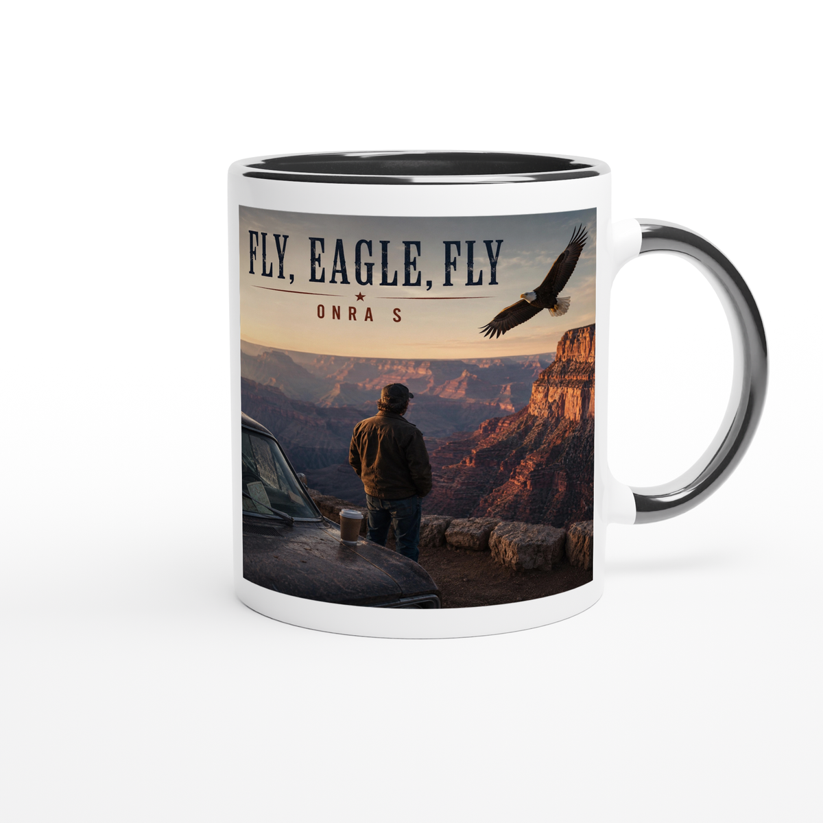 FLY, EAGLE, FLY - Ceramic Mug