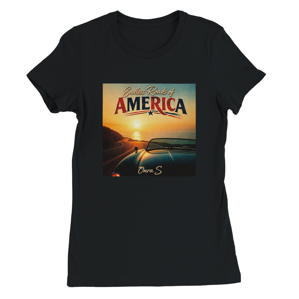 Endless Roads of America - Women’s Cut T-Shirt