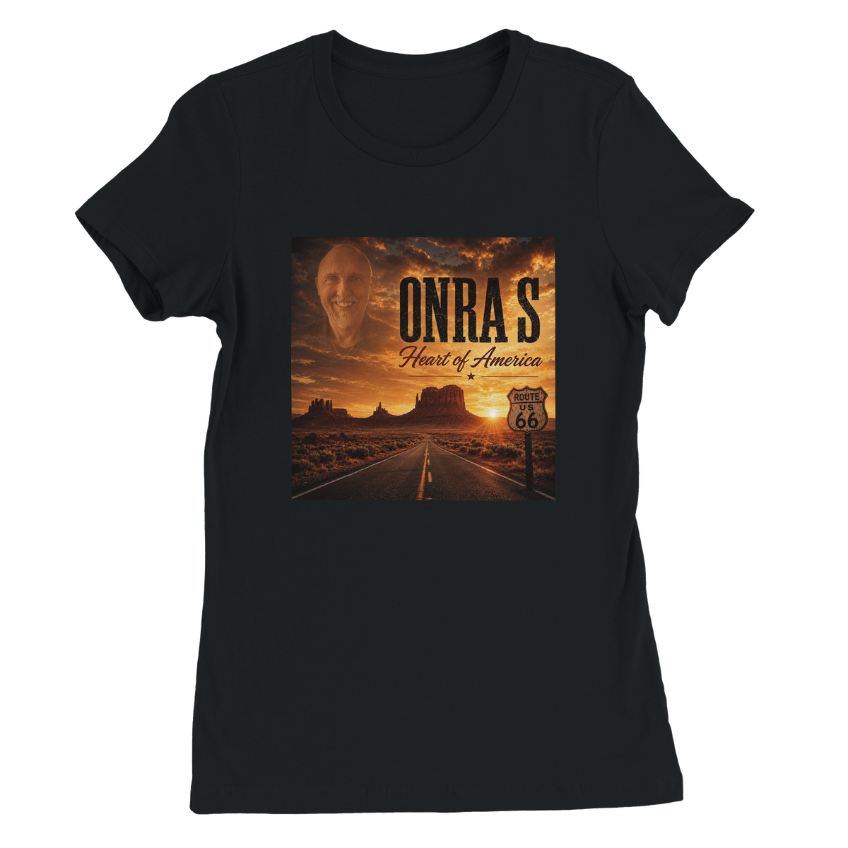Heart of America - Women’s Cut T-Shirt