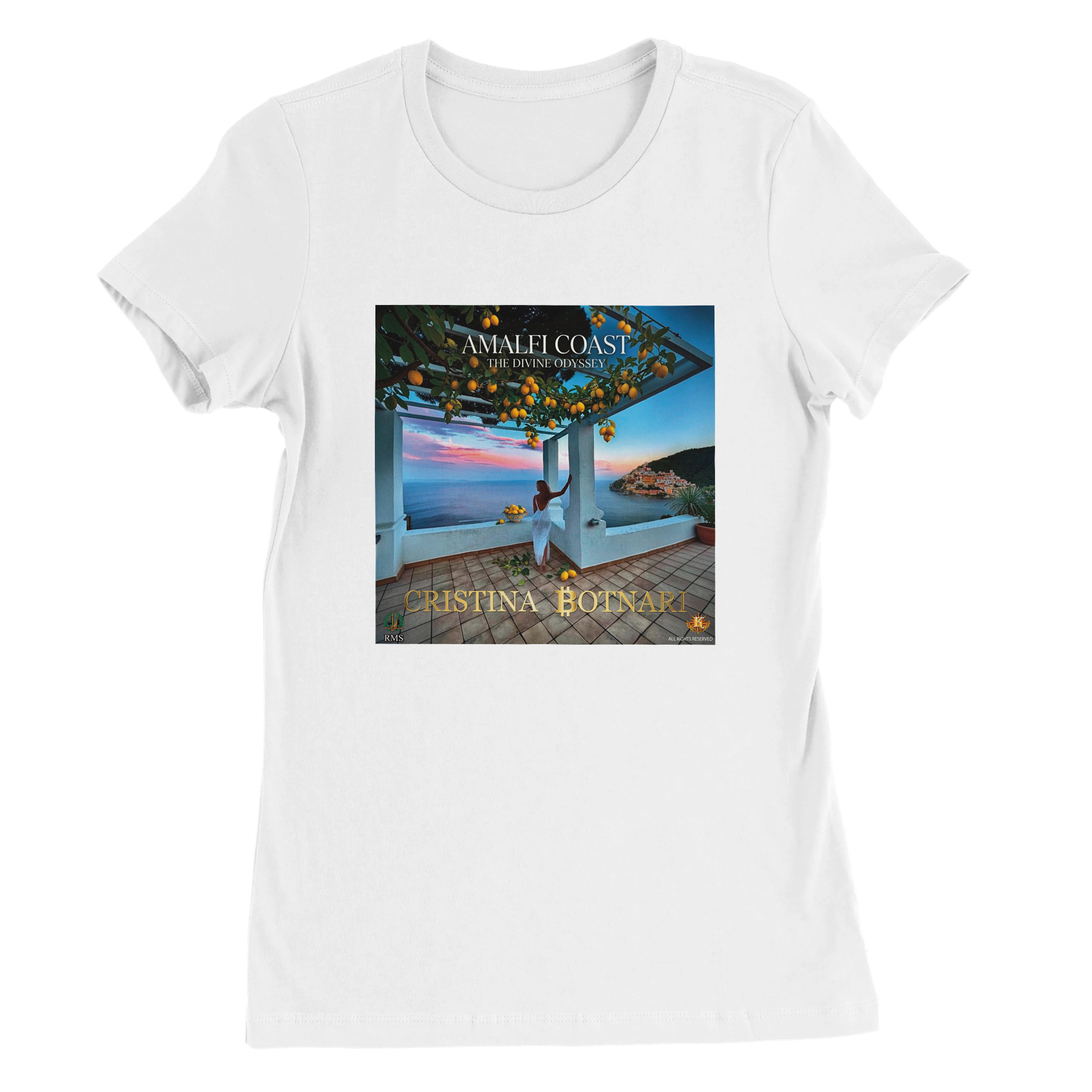 Amalfi Coast, The Divine Odyssey - Women&rsquo;s Cut T-Shirt