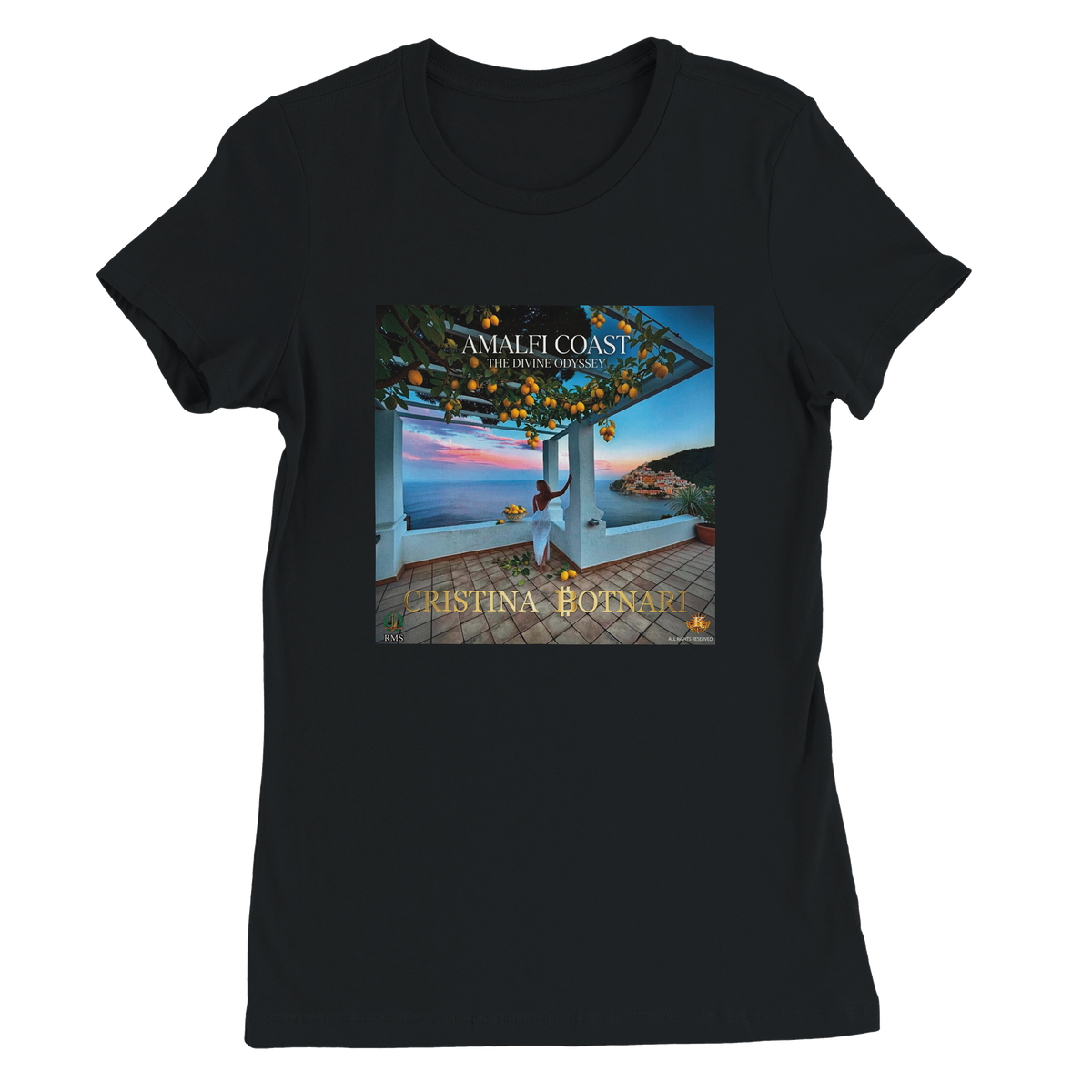 Amalfi Coast, The Divine Odyssey - Women’s Cut T-Shirt