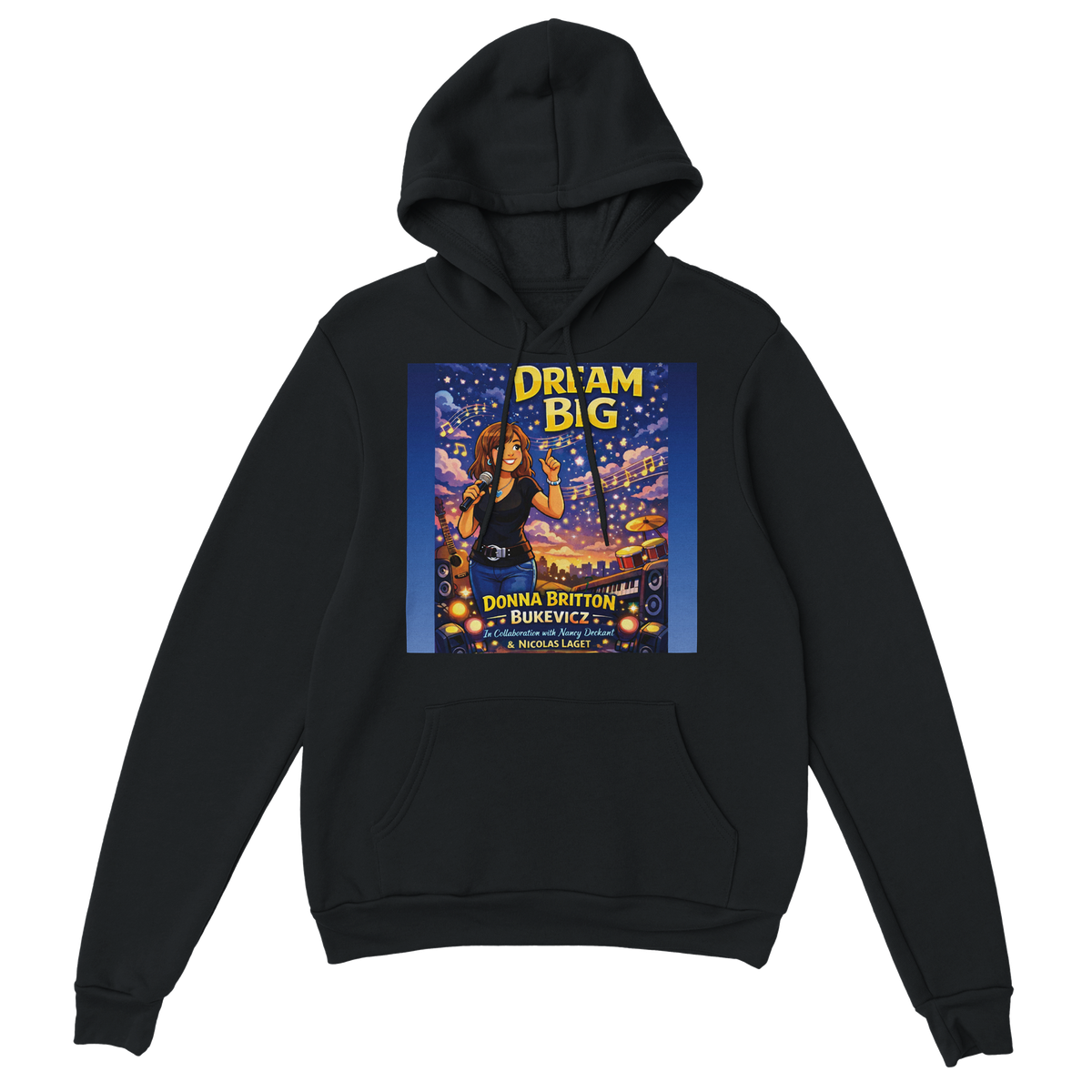 Dream Big (feat. Nancy Deckant) [Nicolas Laget Remix] - Classic Unisex Pullover Hoodie