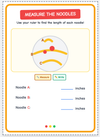 The Noodle Queen - Measure the Noodle - Learning Activity. 