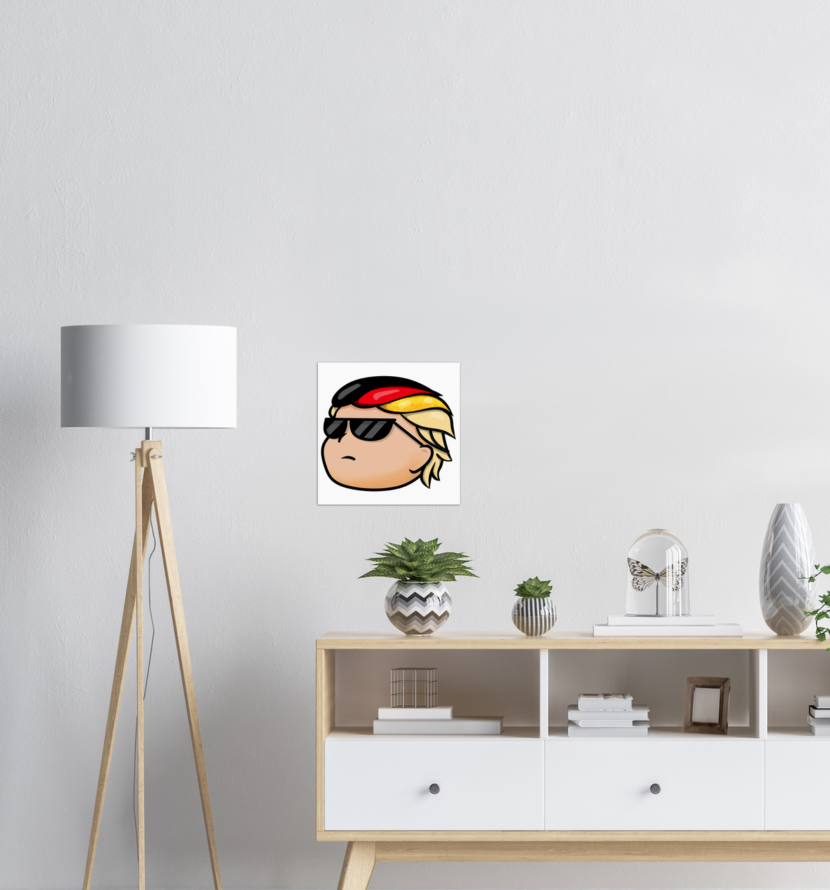 Wir stehen hier - Fine Art Poster