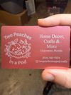 Custom Laser-Engraved Metal Business Cards