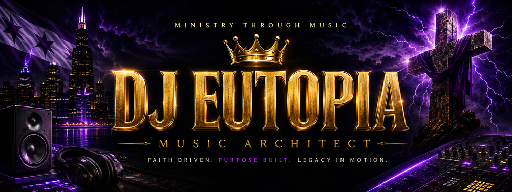 DJ Eutopia Music Architect - Christ-centered music artist from Chicago featuring Gospel Drill, reggae and faith-driven music