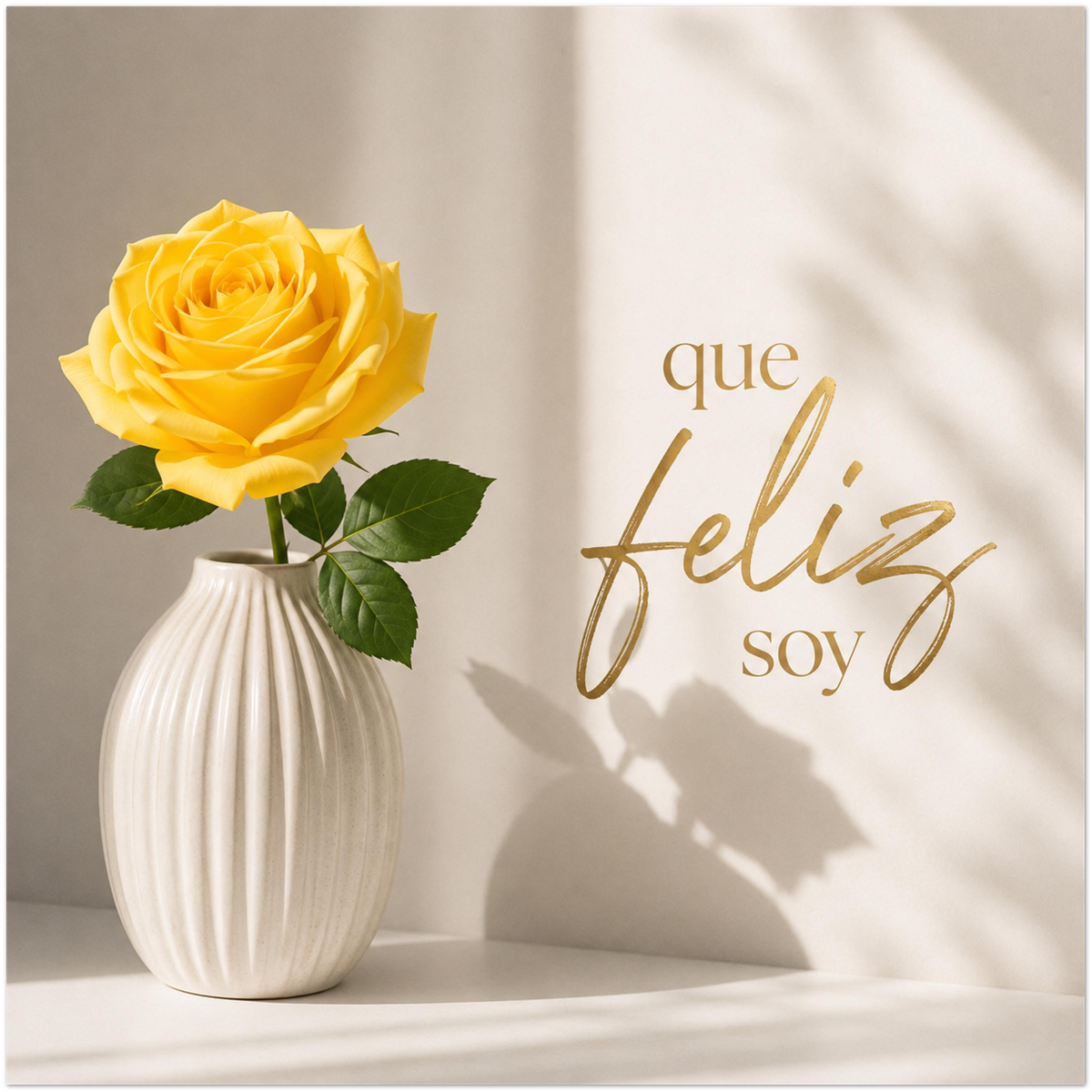 Que feliz estoy - Fine Art Poster