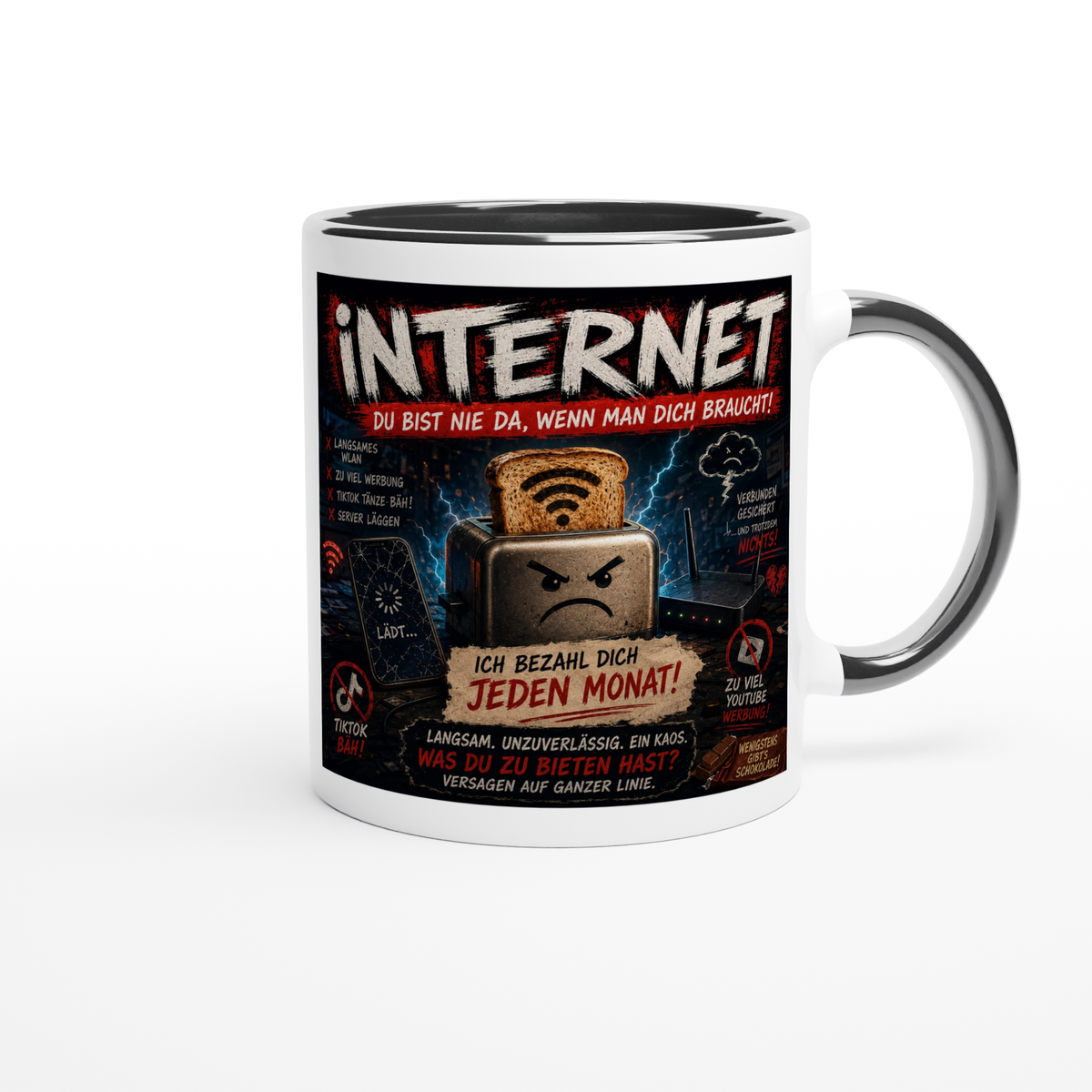 DiSstRaCk GEgEN das Internetz (feat. Paul) - Ceramic Mug