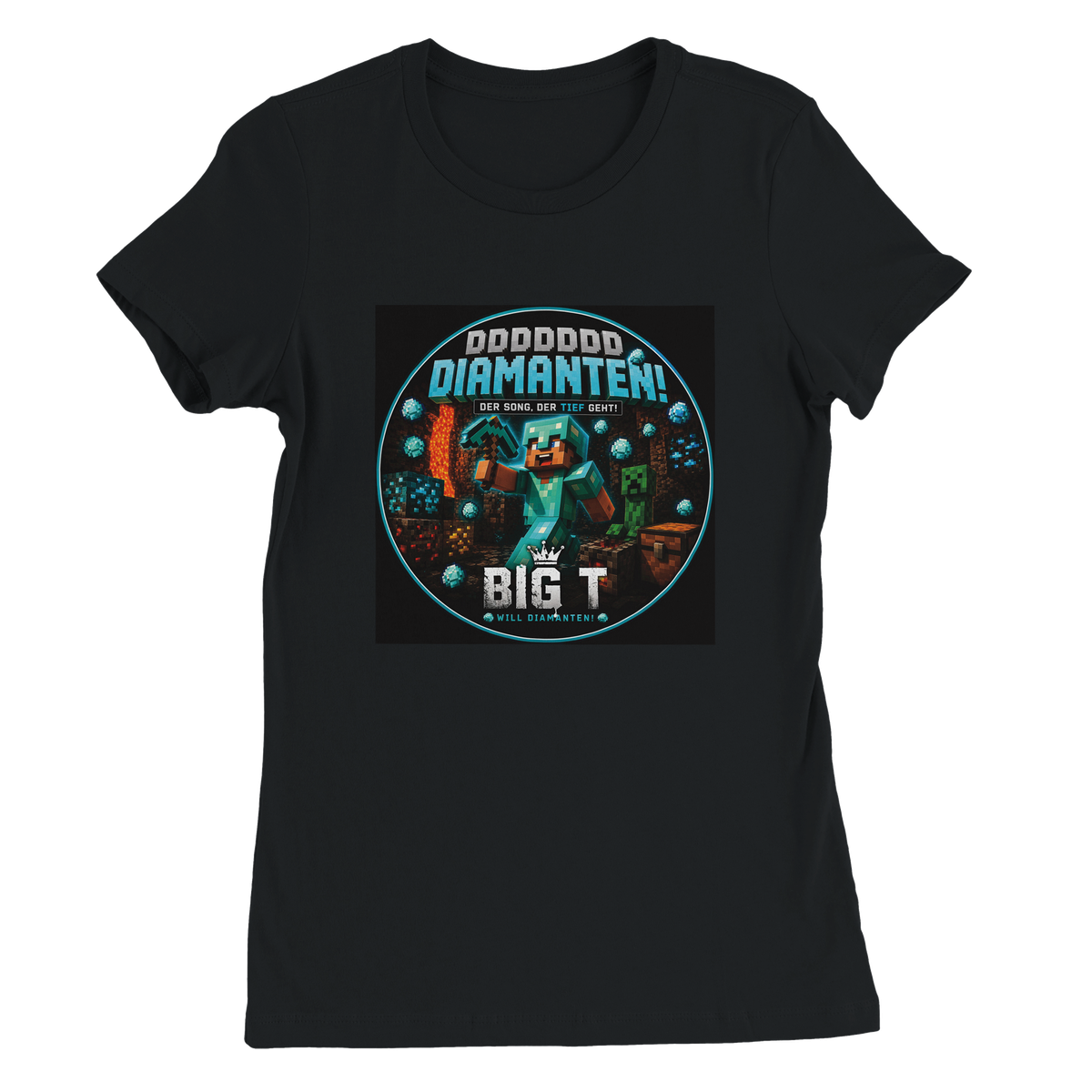 Big T braucht DDDDDDDDiamanten (feat. Paul) - Women’s Cut T-Shirt