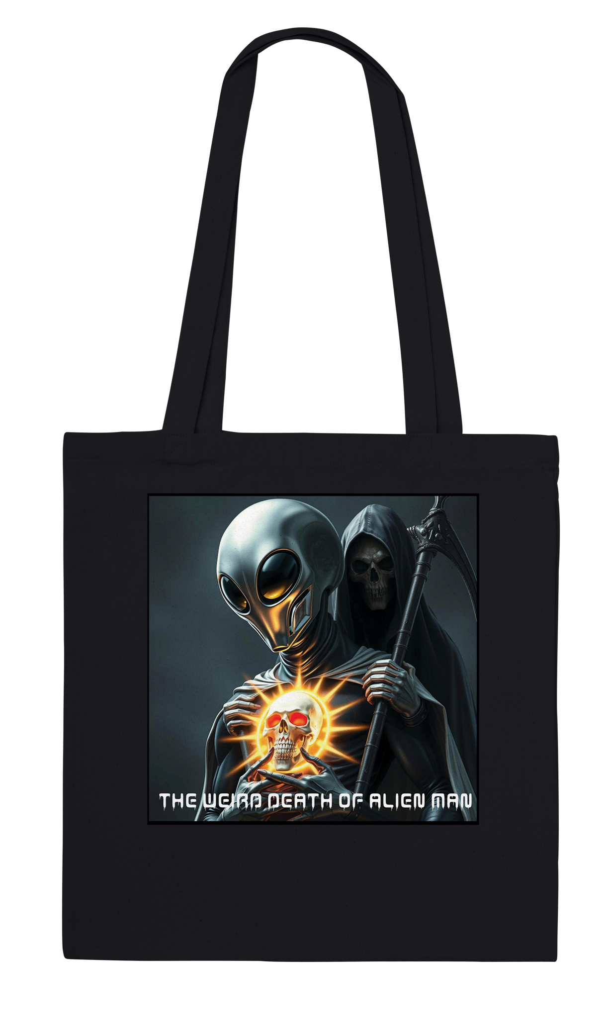 The Weird Death Of Alien Man - Tote bag