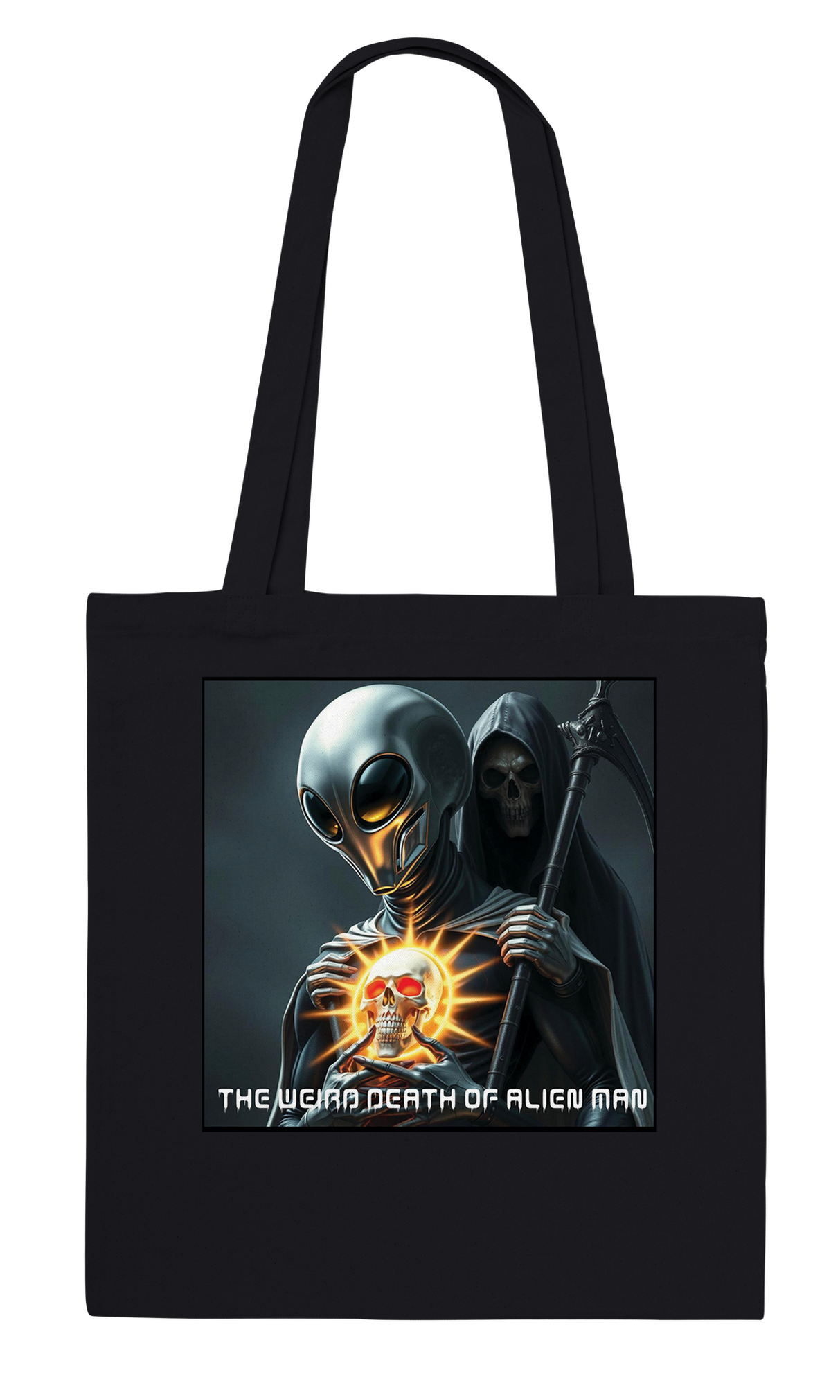 The Weird Death Of Alien Man - Tote bag