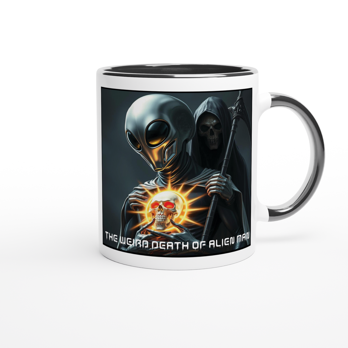 The Weird Death Of Alien Man - Ceramic Mug