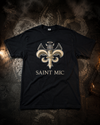 SAINT MIC LIMITED EDITION VINTAGE LOGO T-SHIRT - Black/Gold