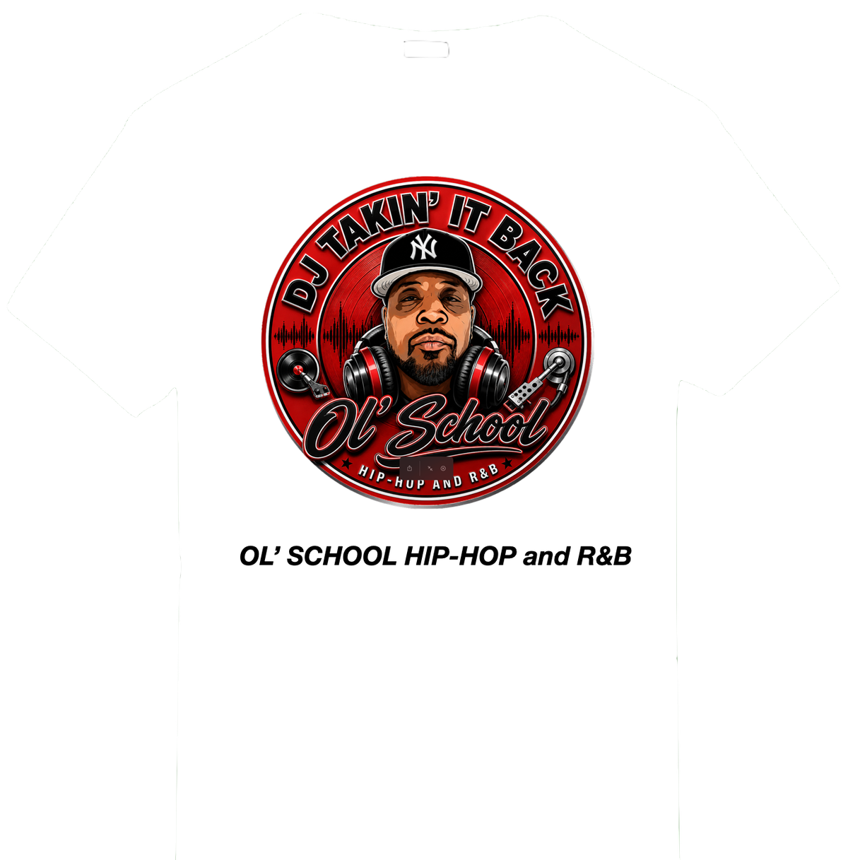 DJ Takin It Back T-Shirt (White)