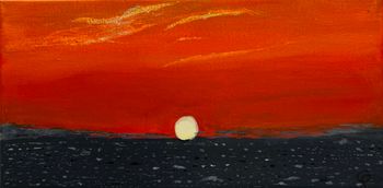 "Sunset Siesta", acrylic
