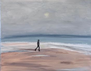 "Hurry Up", acrylic

