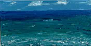 "The Blues", acrylic

