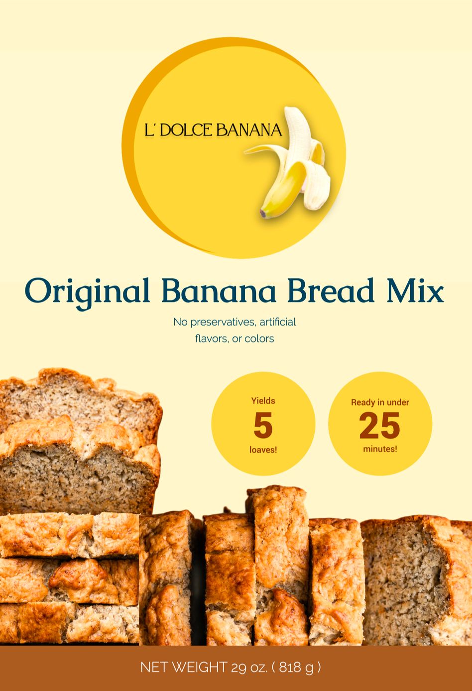 Le Dolce Banana - Original Banana Bread Mix