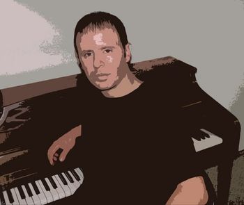 Me with Grandma's piano (isn't that a Beatles song?)
