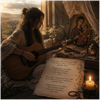 Learn the HailMary in galilean Aramaic) - Fine Art Poster