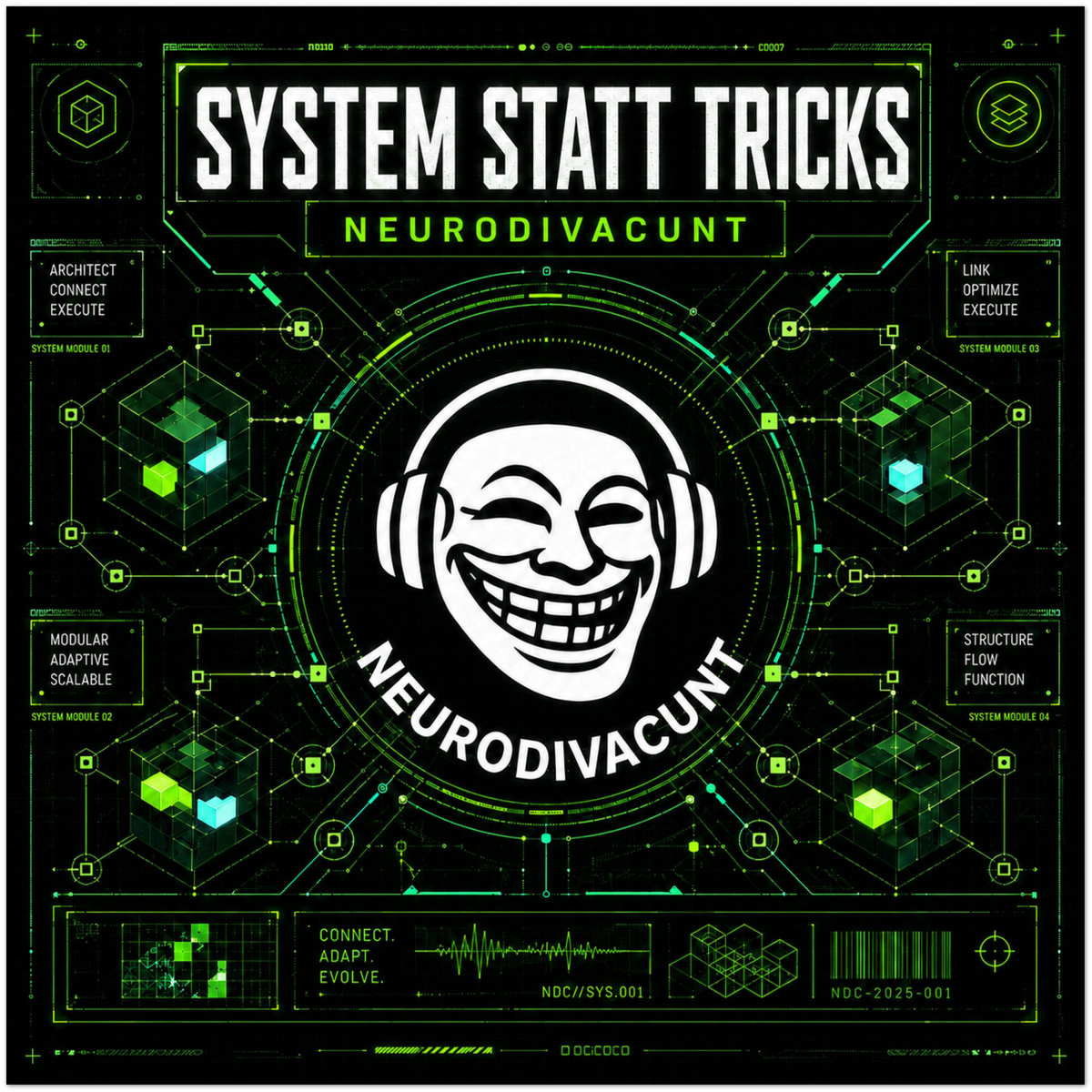 System statt Tricks - Fine Art Poster