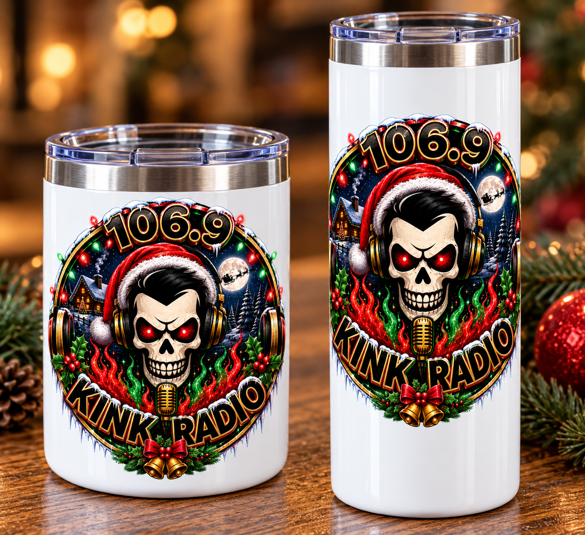 Kink Radio Christmas Tumbler