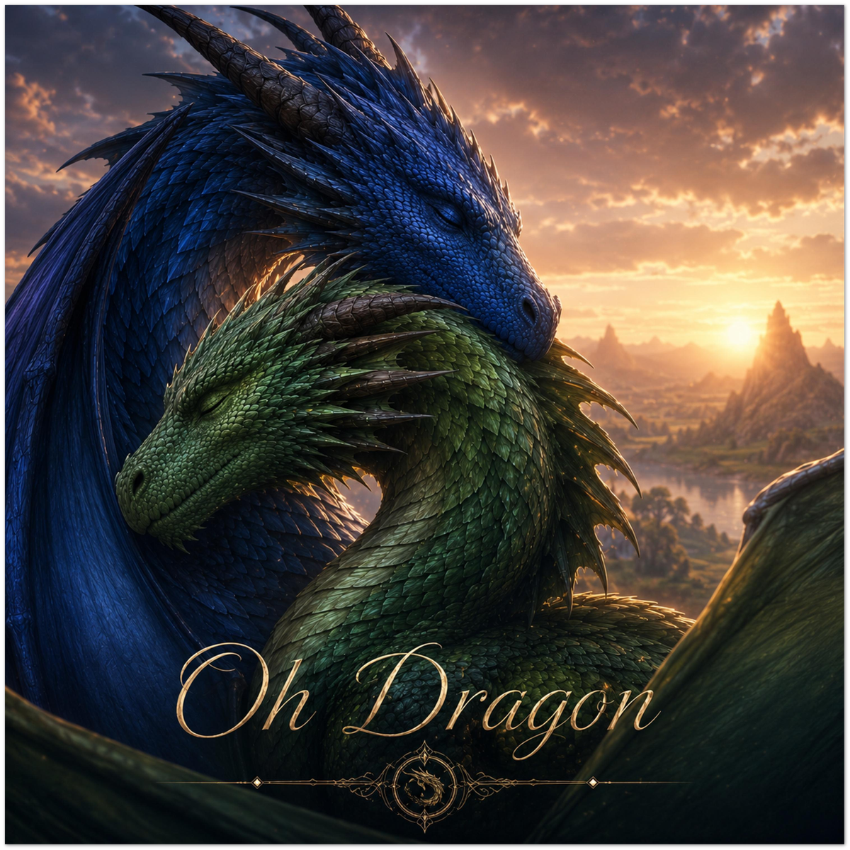 Oh Dragon - Fine Art Poster