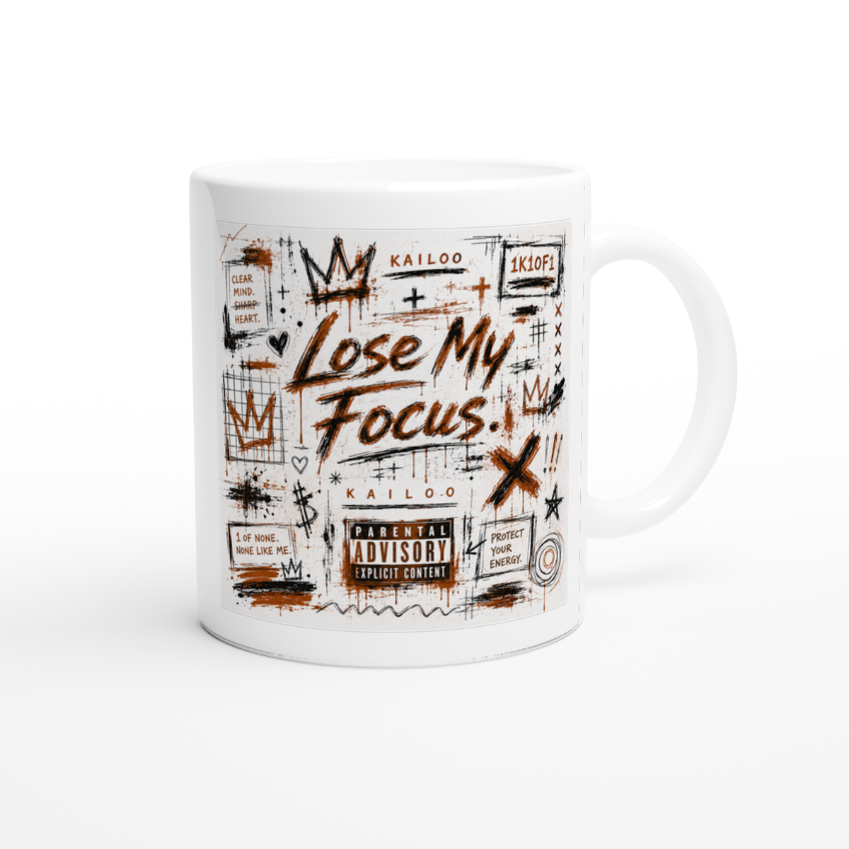 Alternative "Lose My Focus." Coffee Cups.