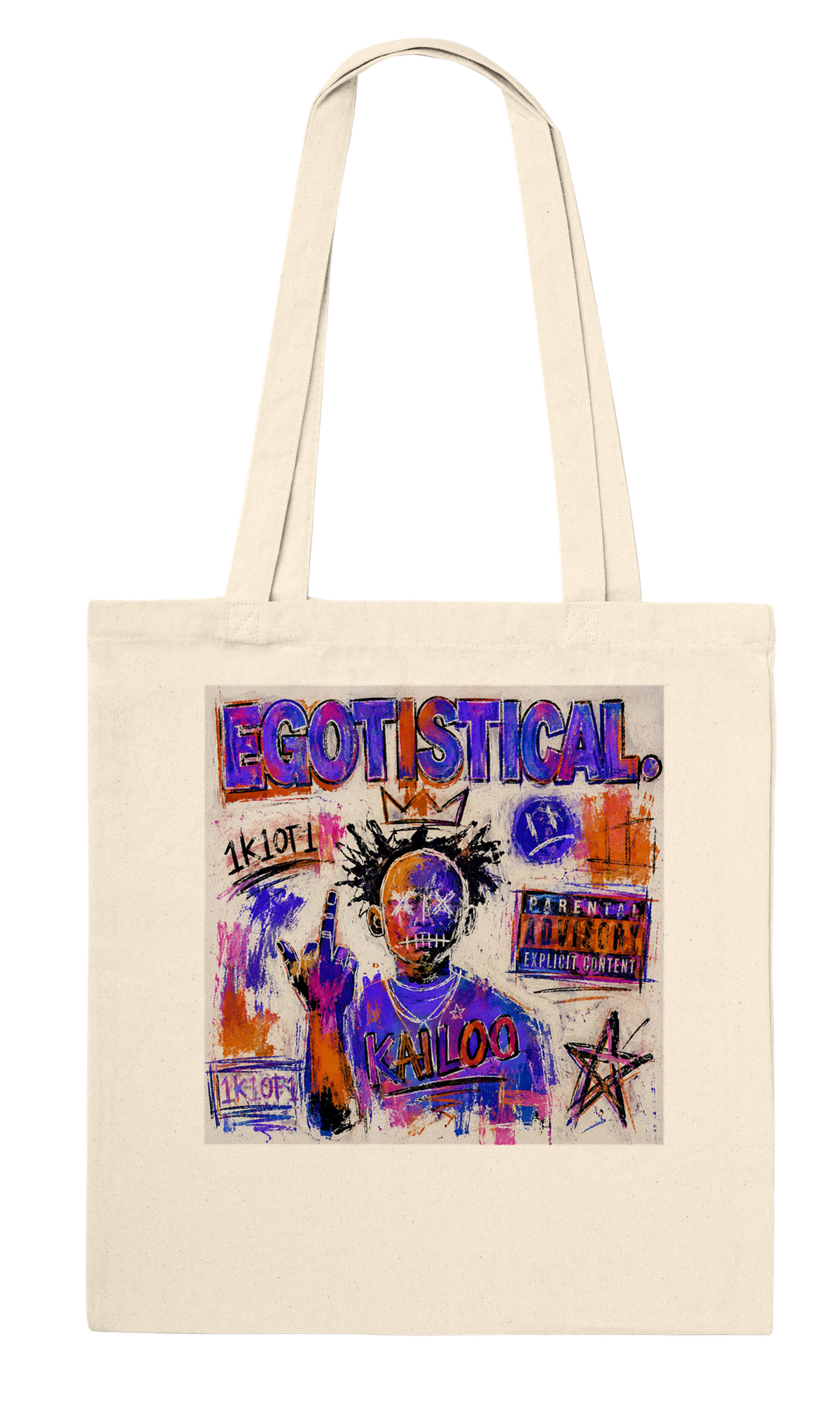Alternative "Egotistical." Tote Bags.