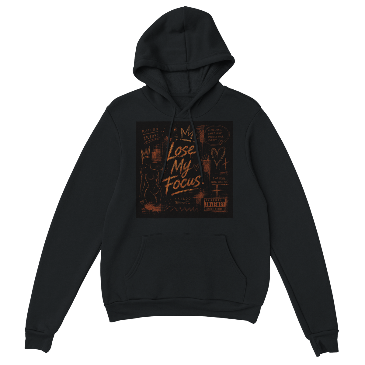"Lose My Focus." Hoodies.