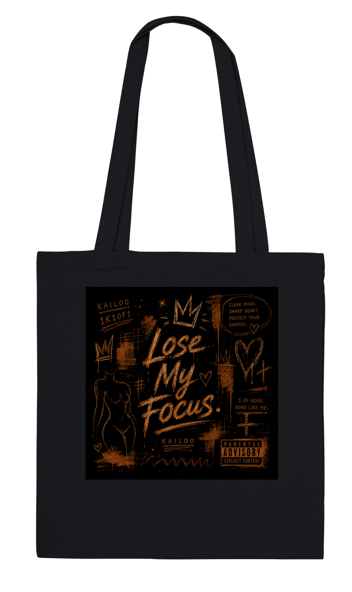 "Lose My Focus." Tote Bags.