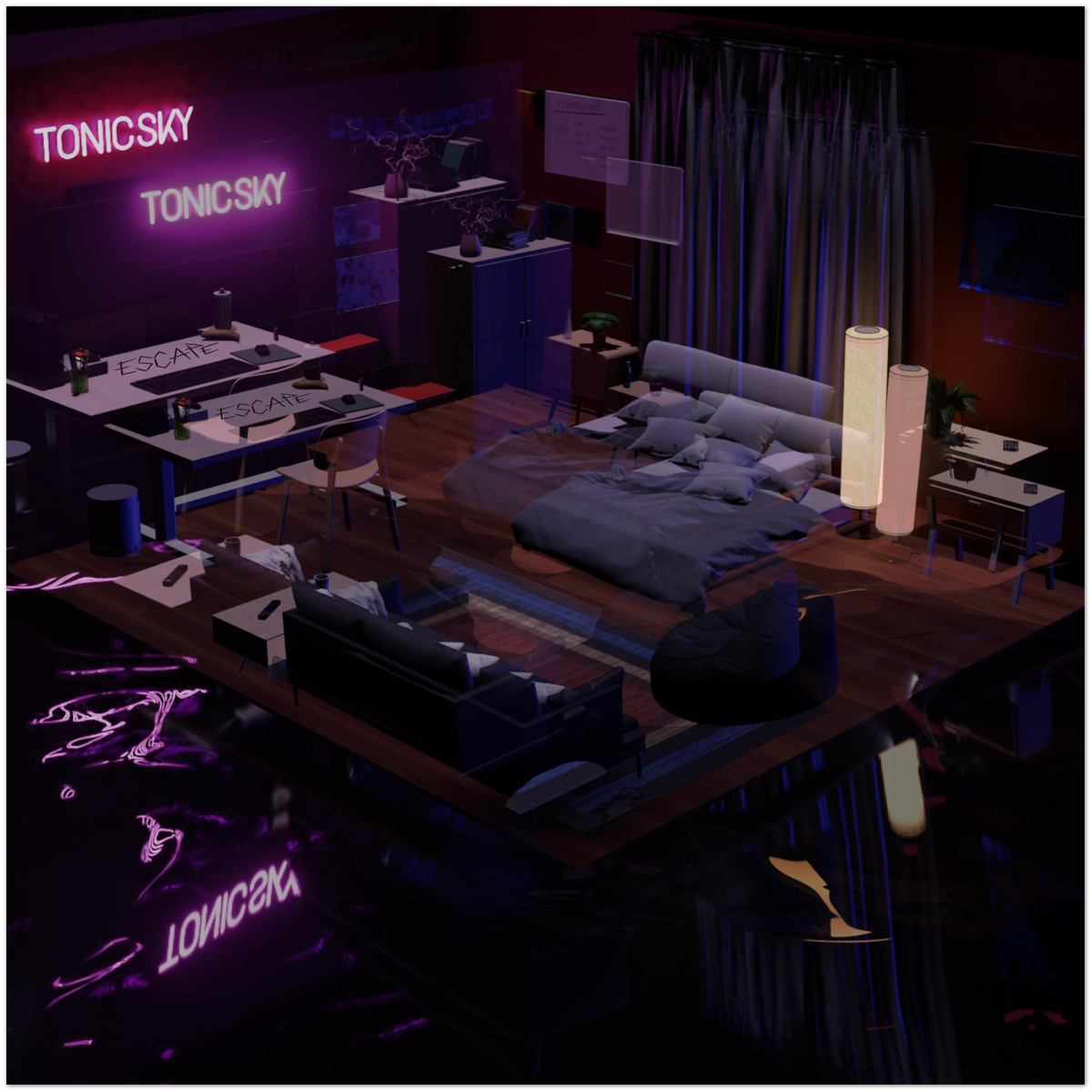 Escape (feat. Tash) - Fine Art Poster