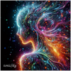Cosmic Love Loss - Fine Art Poster
