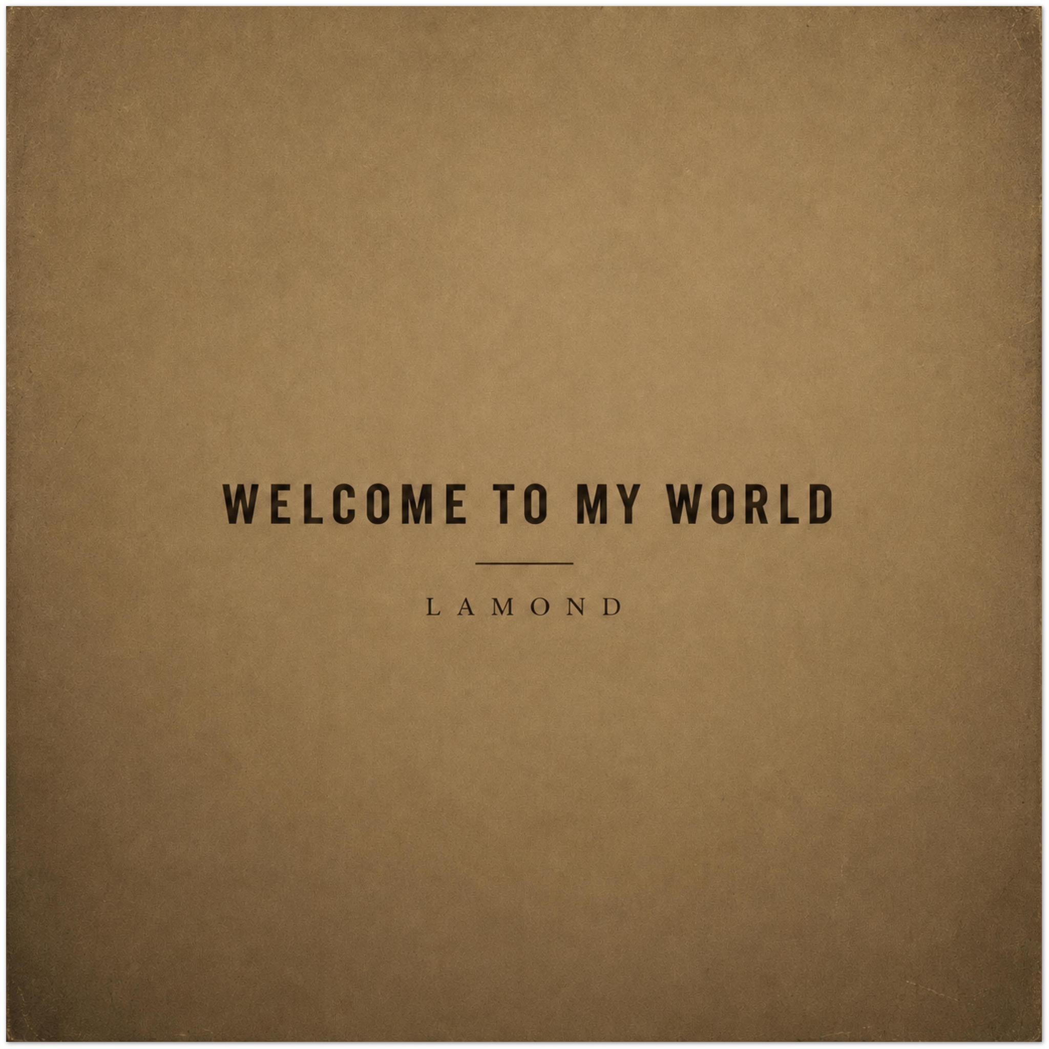 Welcome to My World &mdash; Original Single Cover Poster