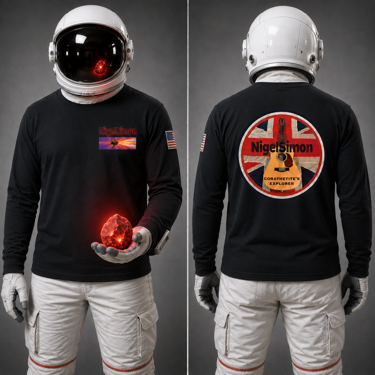 Corathetite's Explorer Heavyweight Long sleeve T-Shirt