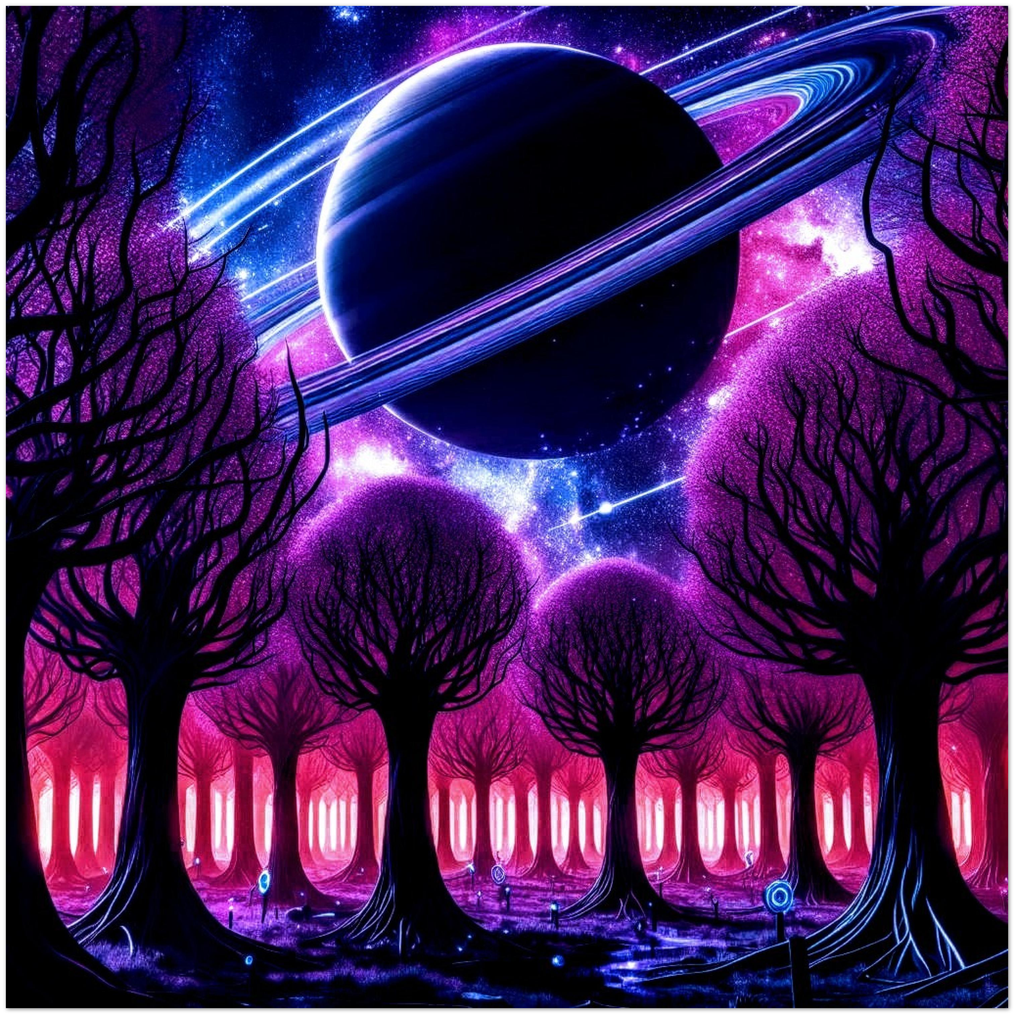 Purple Auras - Fine Art Poster
