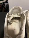 PRE-OWNED FAIR Versace Men's size 10 White/Black Low Top Lace Up Athletic Sneakers Logo Casual  