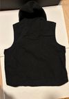  PRE-OWNED FAIR  Carhartt Men's XL  Black hooded fleece lined full zip ,vest 