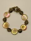 Pink Coin Bracelet