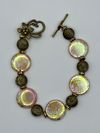 Pink Coin Bracelet