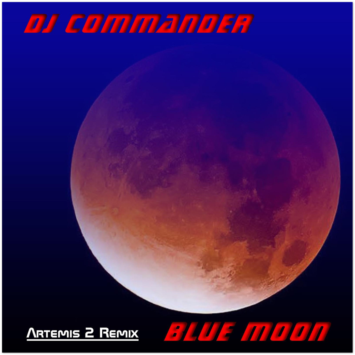 Blue Moon (Artemis II Remix) - Fine Art Poster