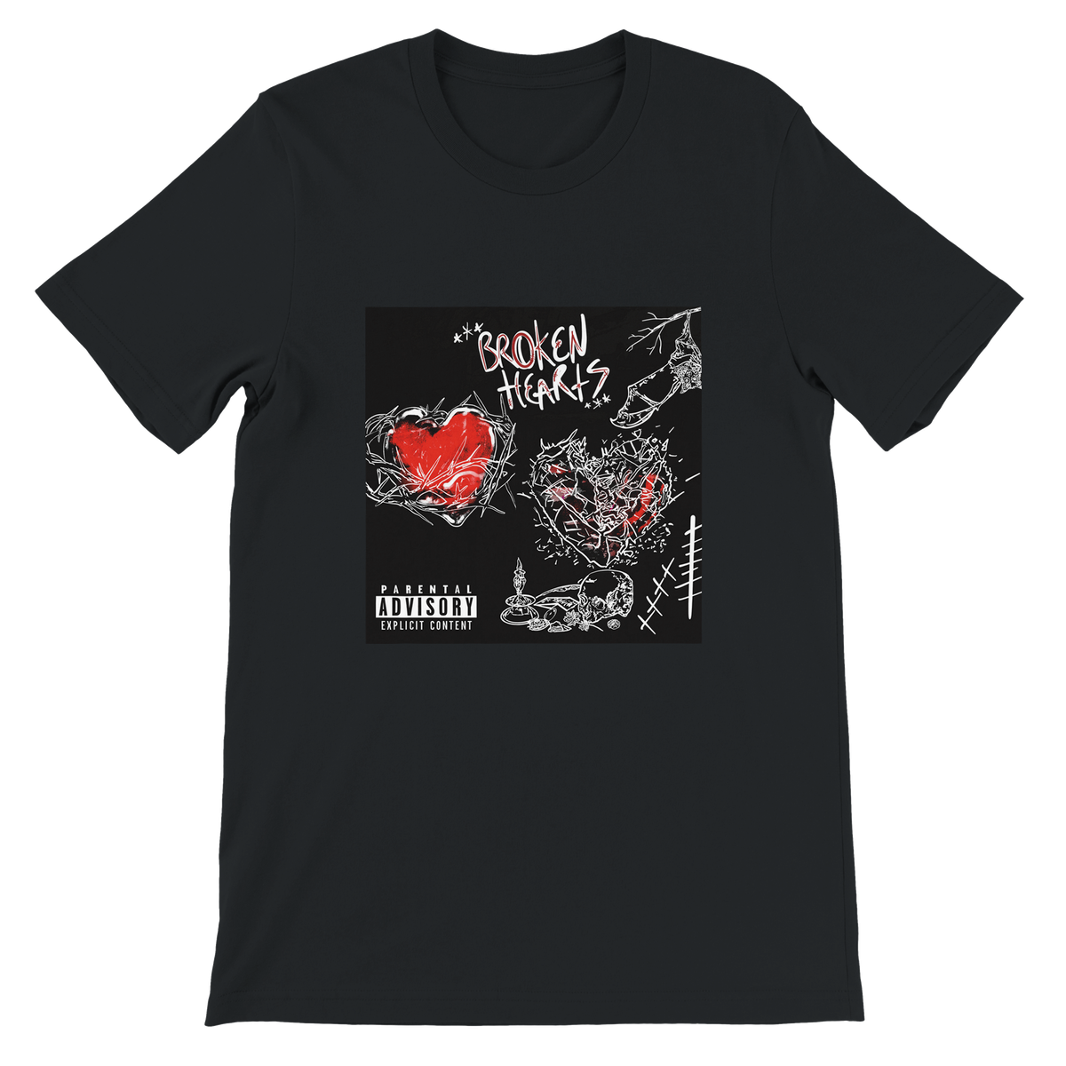 Broken Hearts (feat. Only1) - Unisex T-Shirt