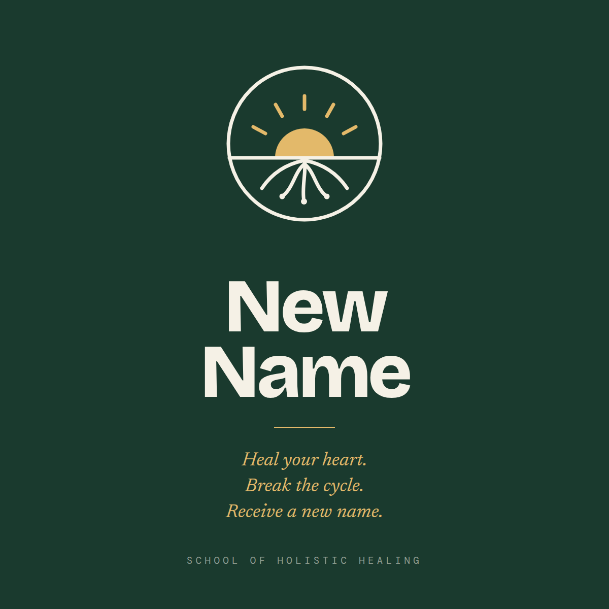 New Name: An 18 Week Guided Healing Journey for Parents