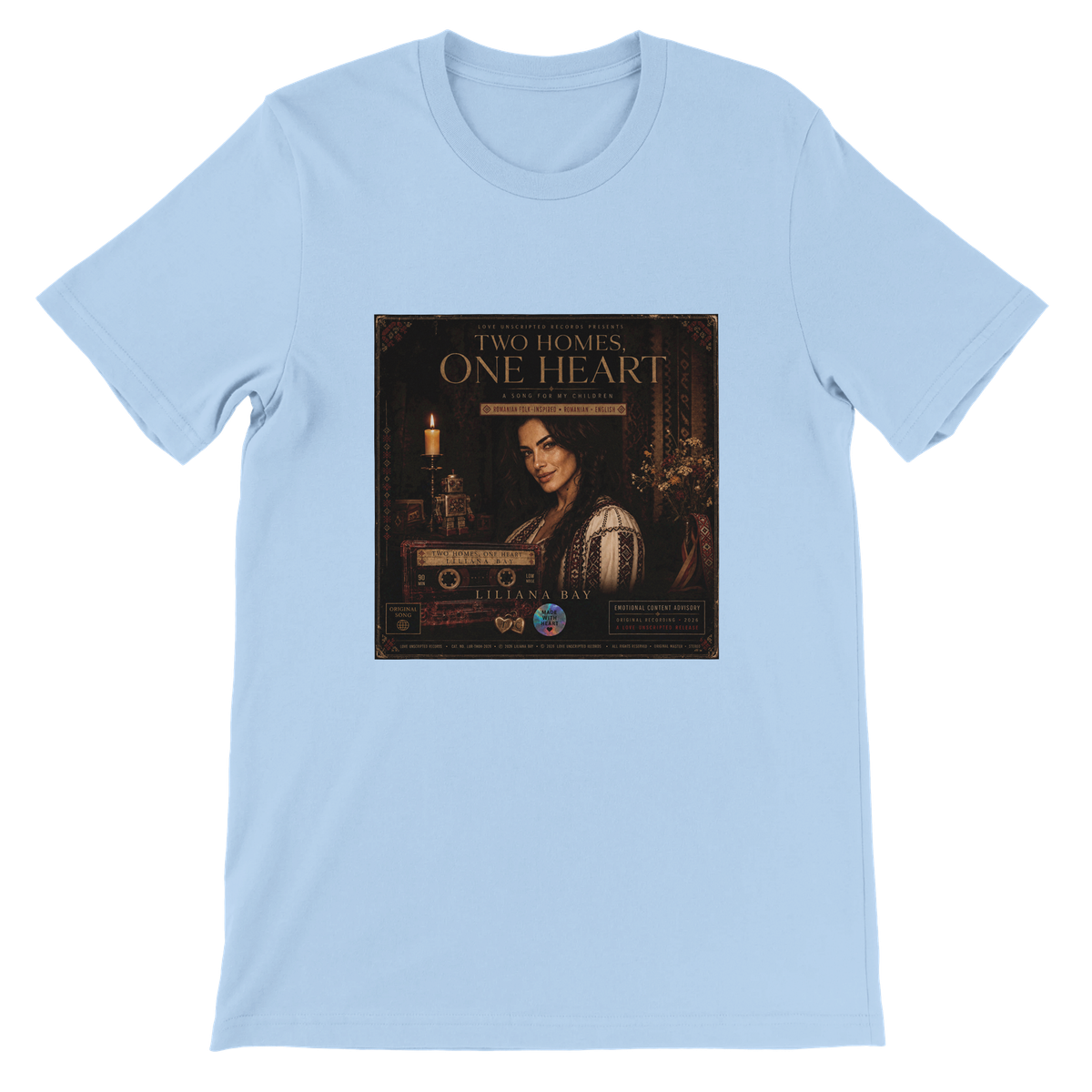 Two Homes, One Heart - Unisex T-Shirt