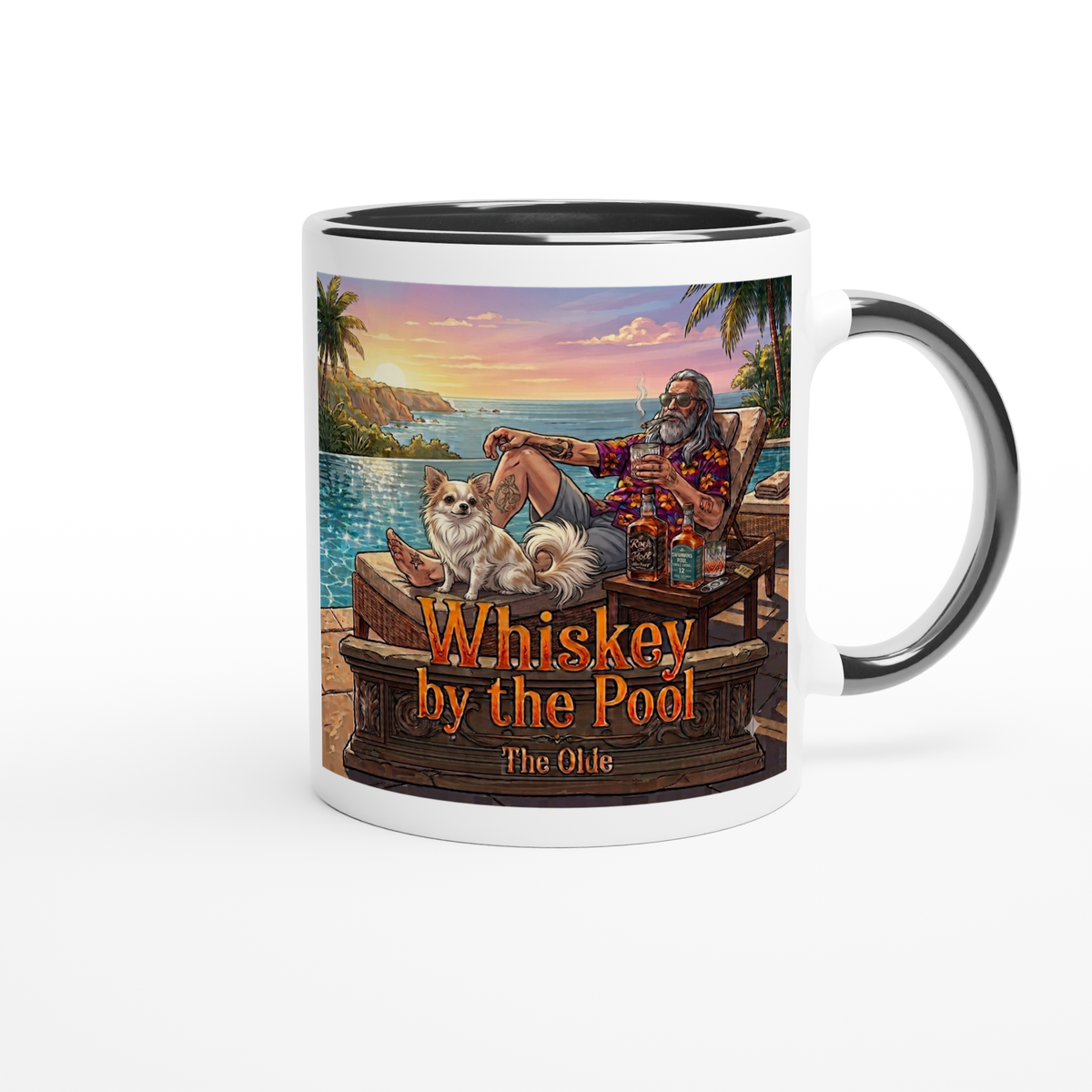 Whiskey By The Pool - Ceramic Mug