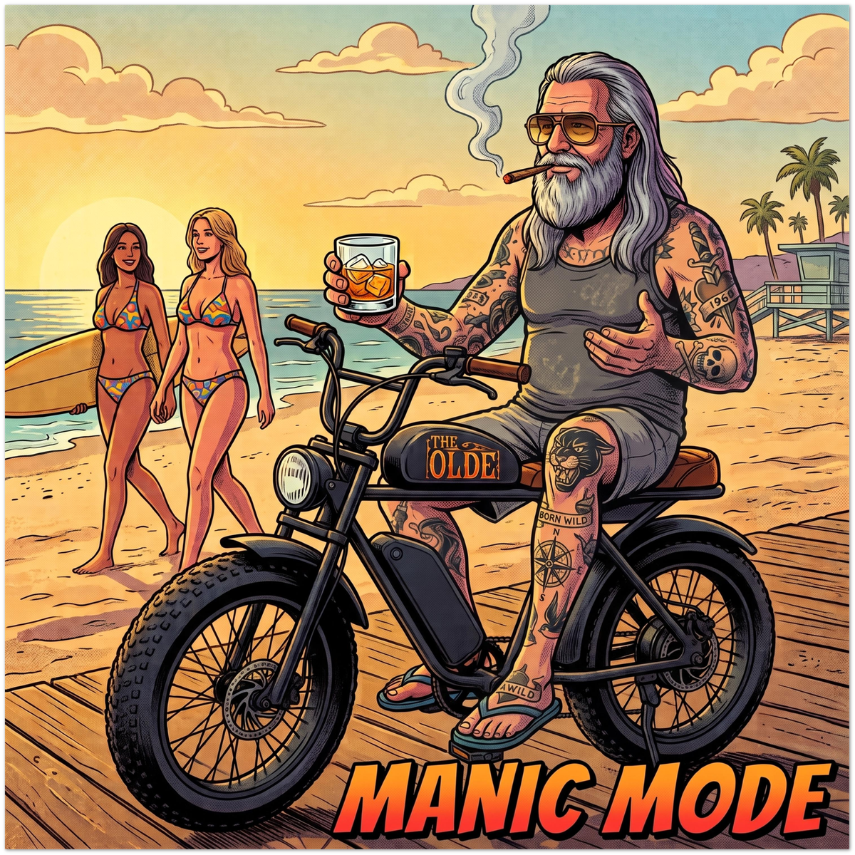 Manic Mode - Fine Art Poster