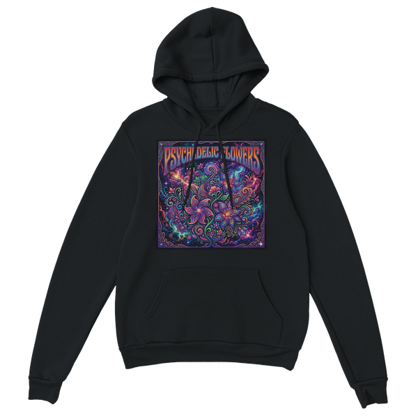 Psychedelic Flowers - Classic Unisex Pullover Hoodie