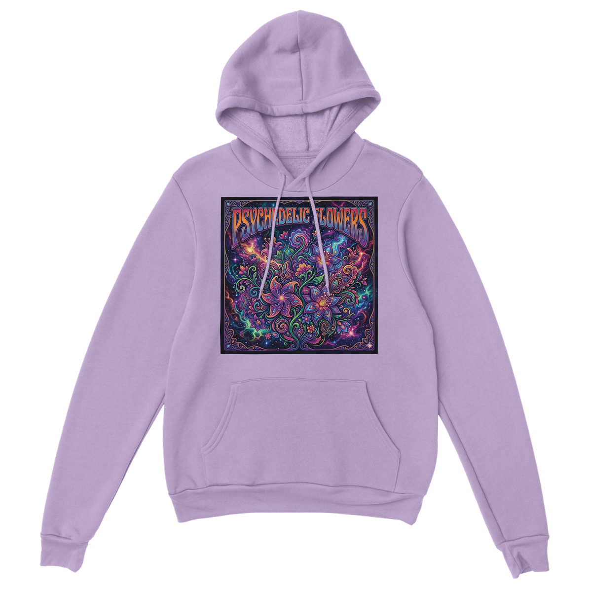 Psychedelic Flowers - Classic Unisex Pullover Hoodie