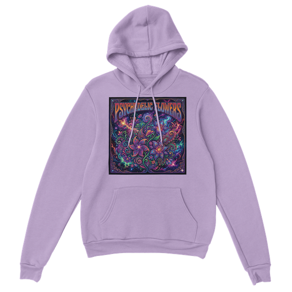 Psychedelic Flowers - Classic Unisex Pullover Hoodie